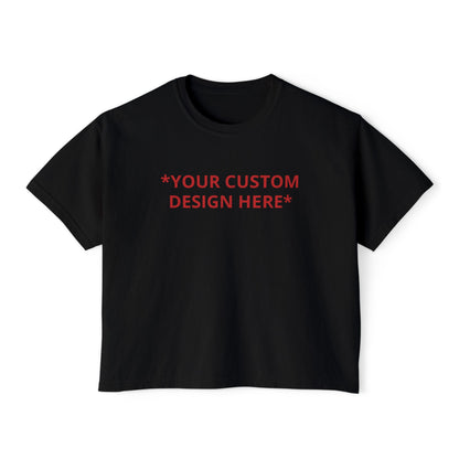 Custom - Printed Cropped Boxy Tee