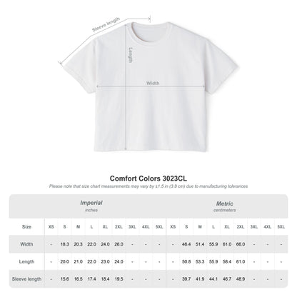 Custom - Printed Cropped Boxy Tee
